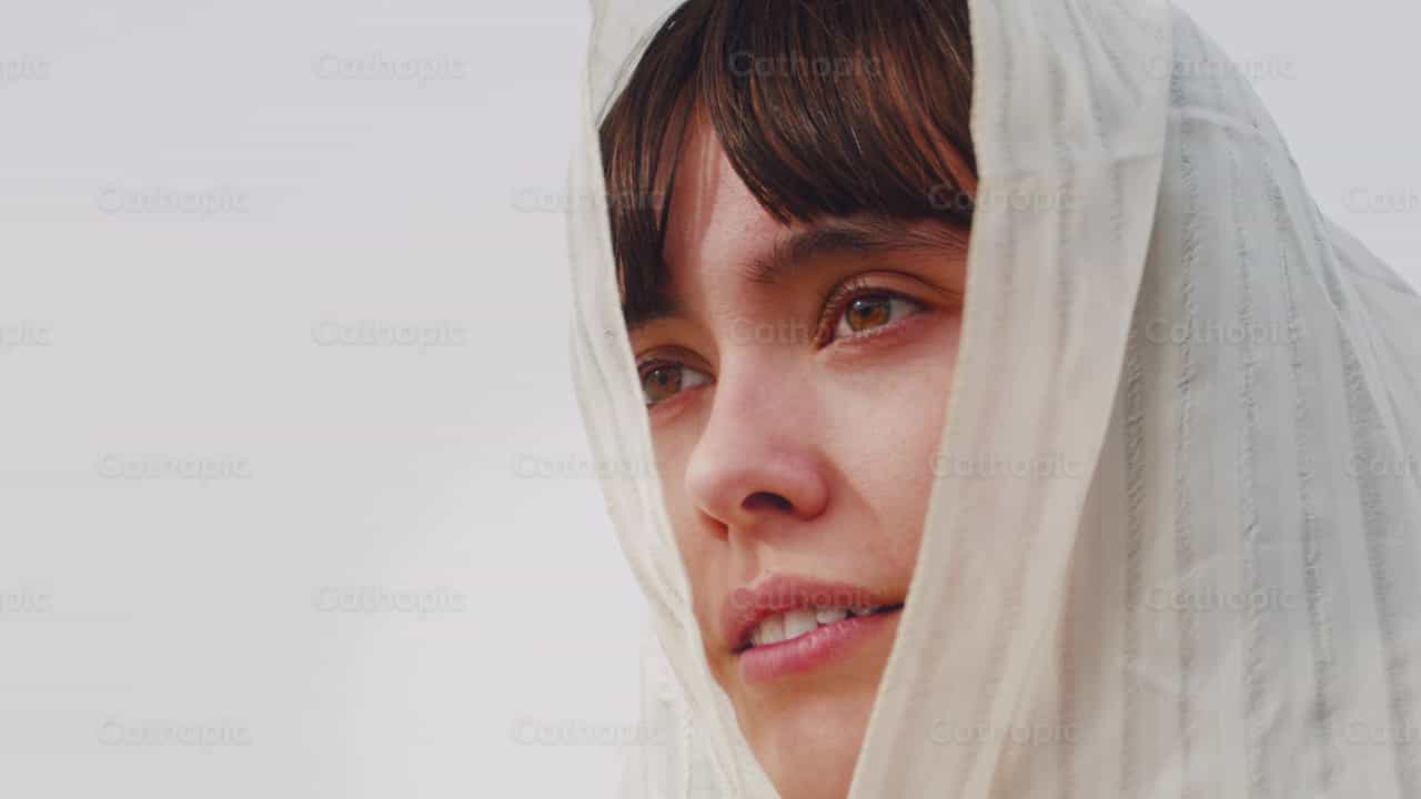 Rosto de Nossa Senhora de Fátima - Vídeos católicos de stock - Foto de Almures Studio