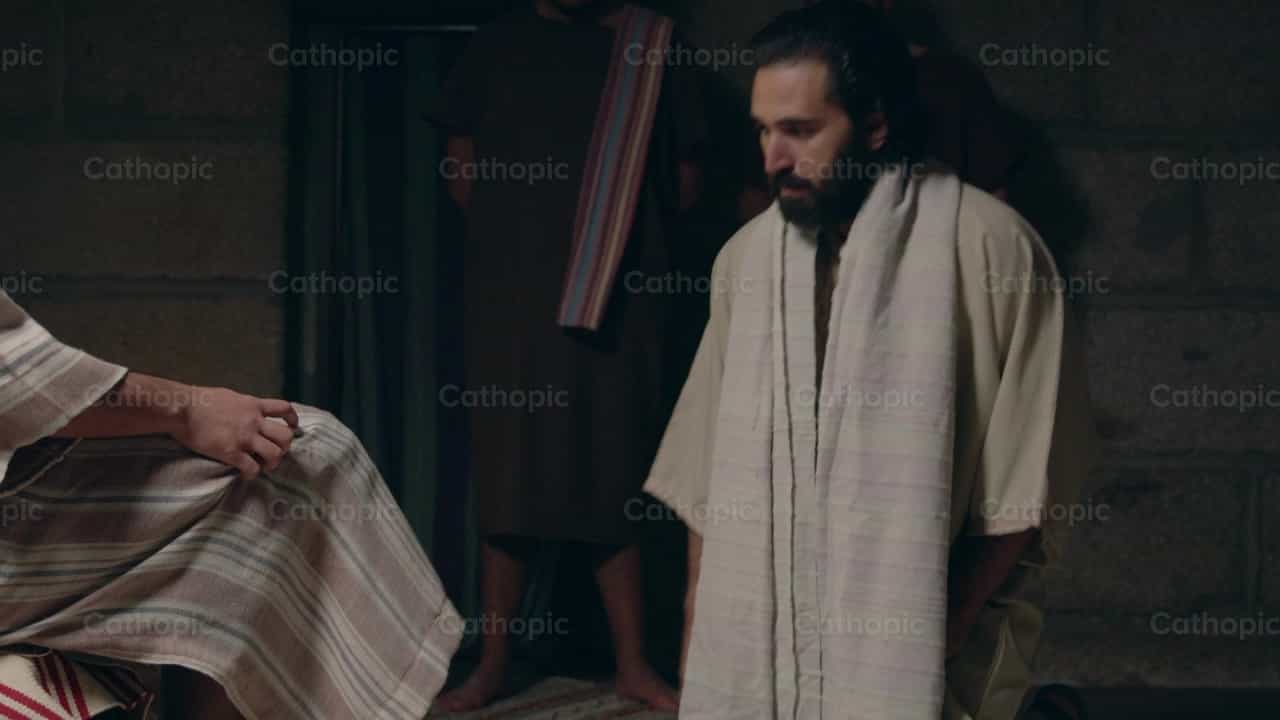 St. John and Jesus, Washing of the Feet - Catholic stock videos - Photo by Cathopic