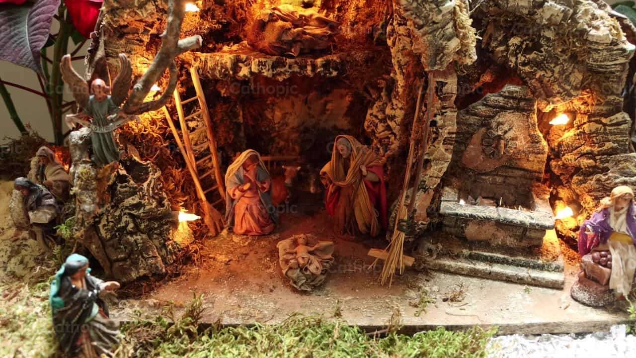 Nacimiento de Jesus - Banco de vídeos católicos