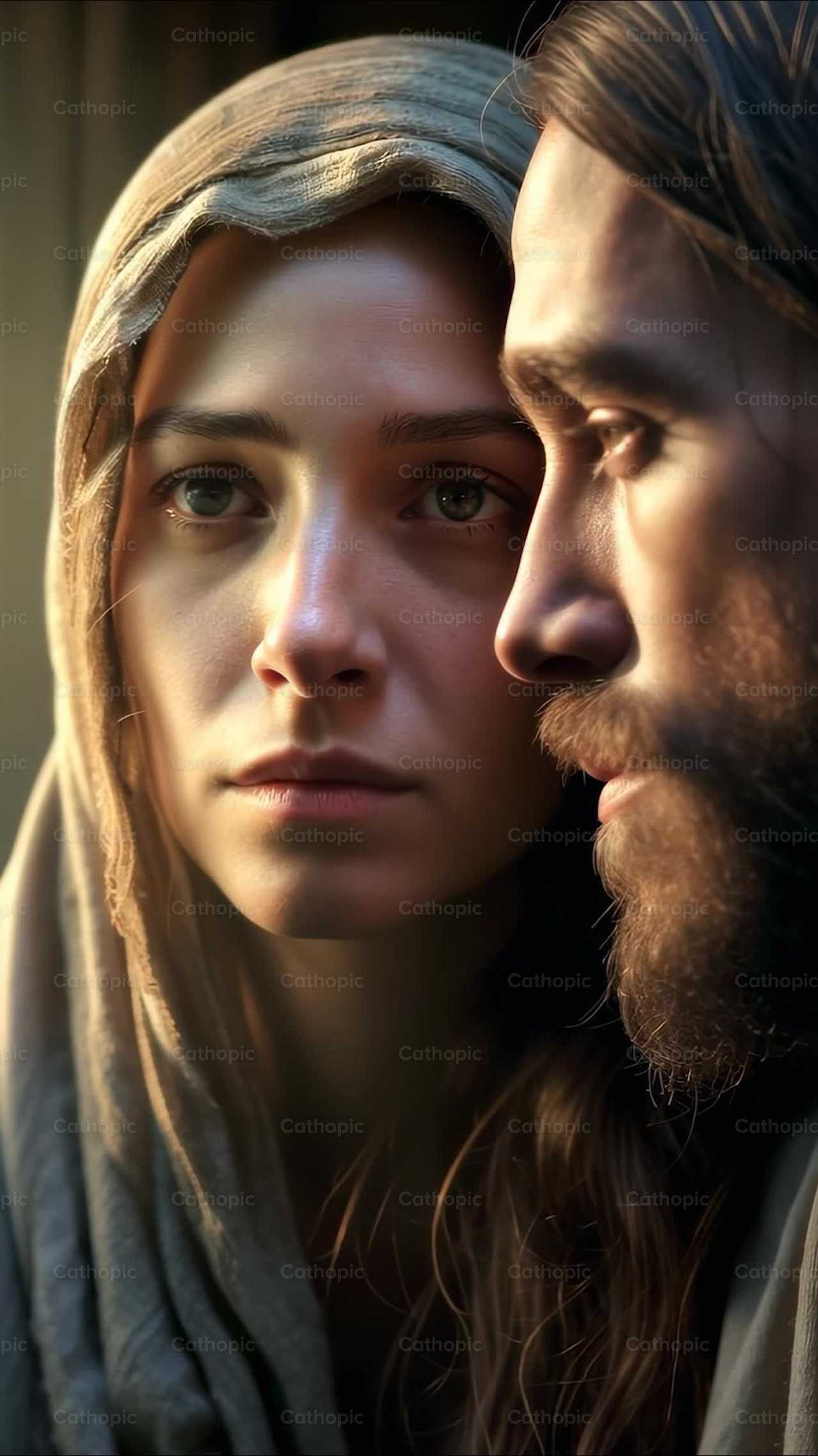 Jesús Resucitado junto a María Magdalena - Banco de vídeos católicos