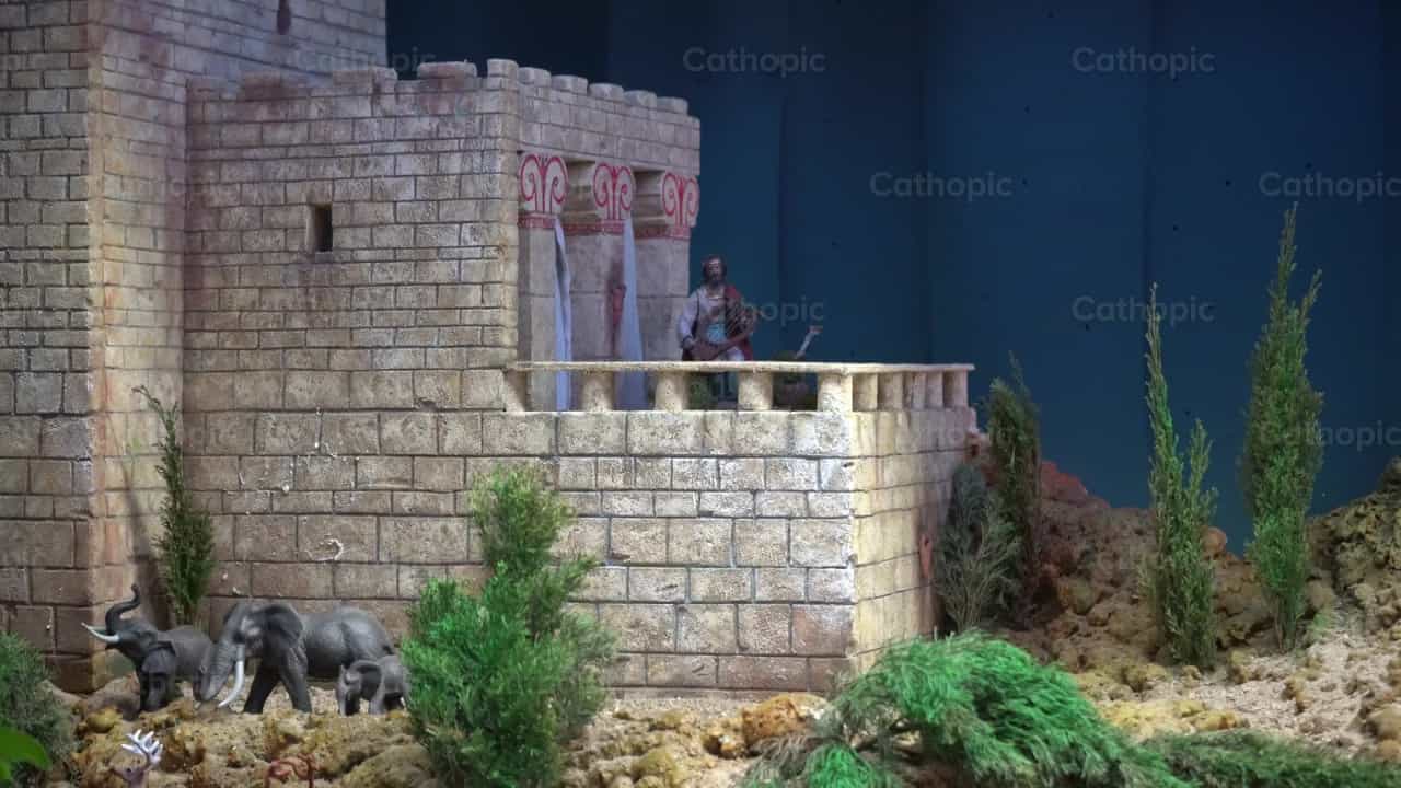 Le roi David - Vidéos catholiques de stock