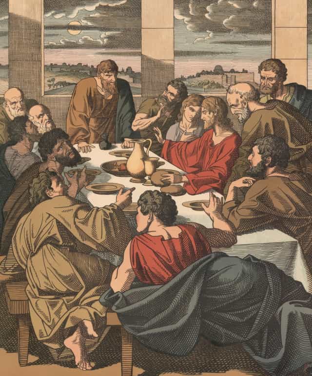 La Sainte Communion - Images catholiques de stock