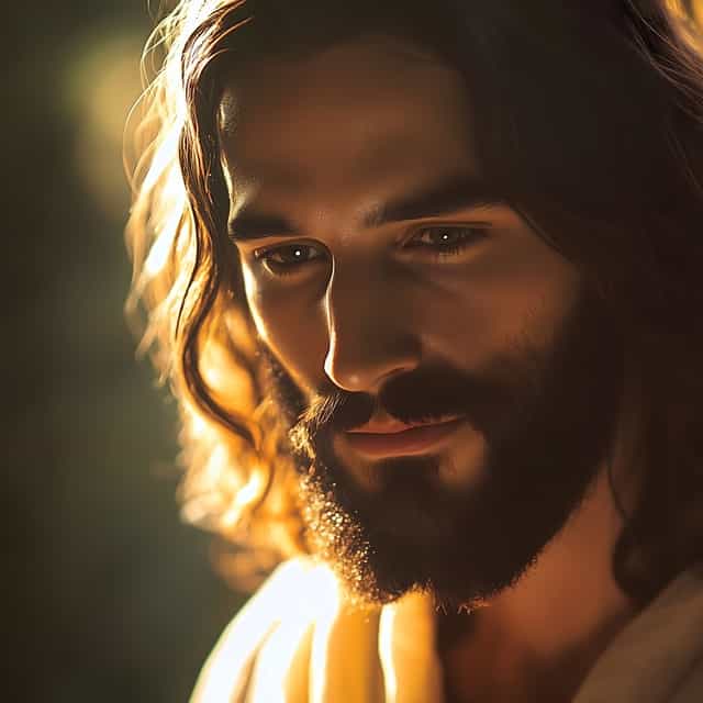 Portrait de Jésus - Images catholiques de stock