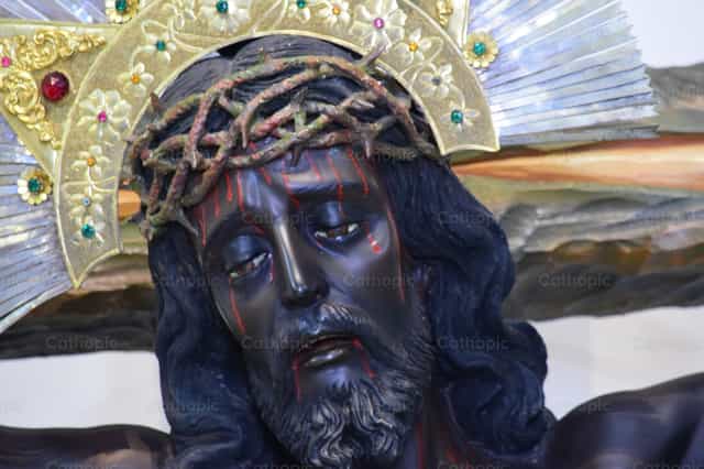 Saint Christ d’Esquipulas - Images catholiques de stock