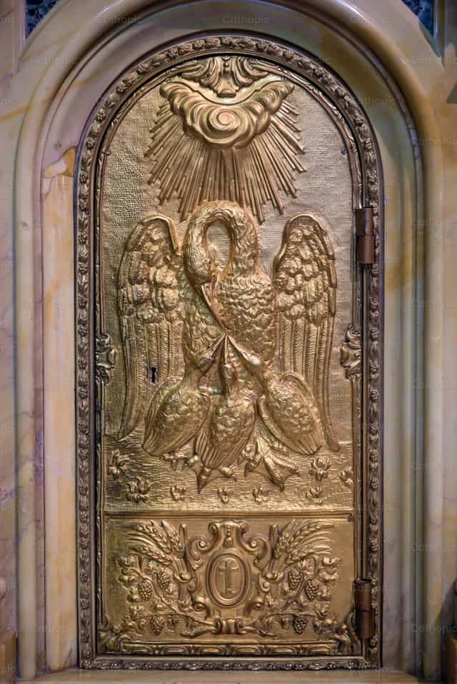 Pélican - Images catholiques de stock