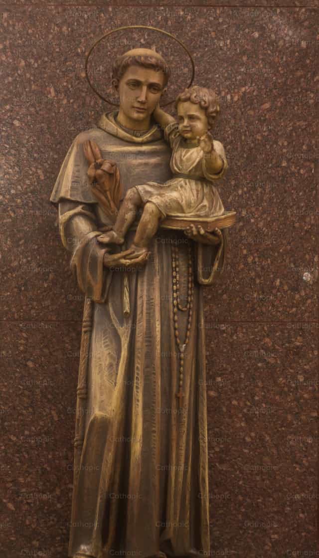 Hl. Antonius von Padua - Katholische Stockfotos