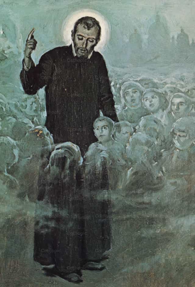 Saint Joseph de Calasanz - Images catholiques de stock