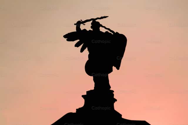 St Michael Archangel - Catholic stock images