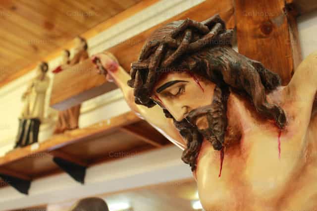 Ibinigay niya ang kanyang sarili para sa atin - Mga Catholic stock image