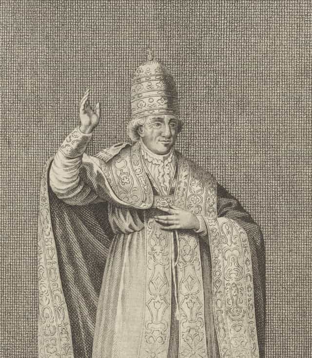 Larawan ni Papa Pius VII - Mga Catholic stock image
