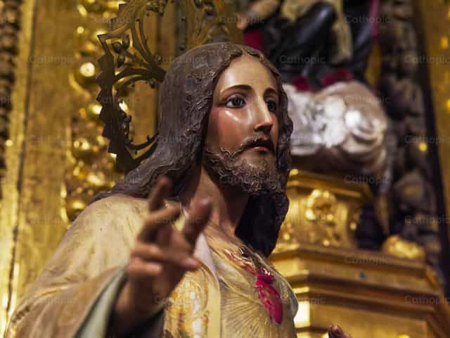 Sagrado Corazón de Jesus - Banco de imágenes católicas