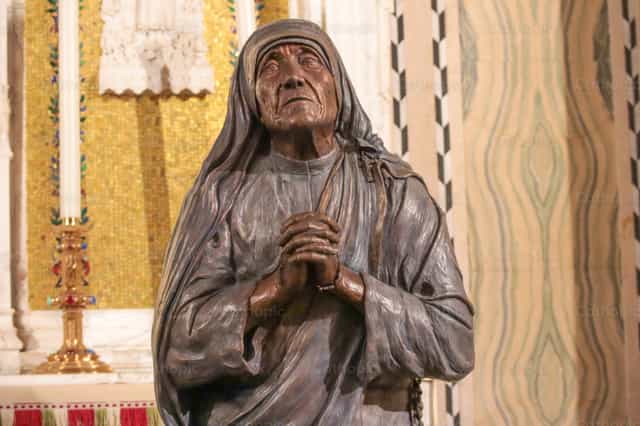 Santa Teresa de Calcutá - Imagens católicas de stock