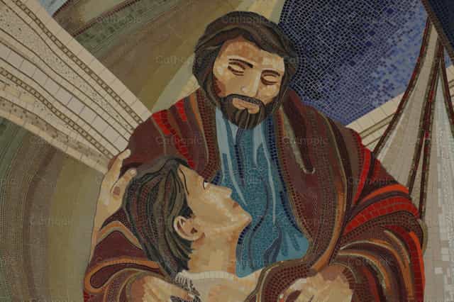 Returned to the Father's House - Catholic stock images