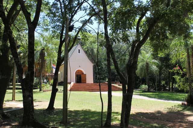 Sanctuary of Tuparenda in Paraguay - Catholic stock images