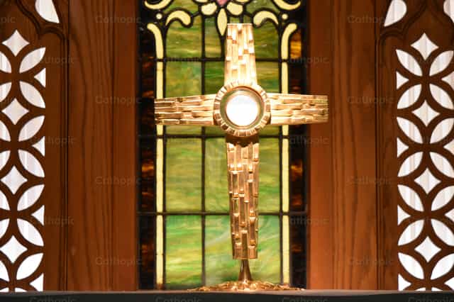 Très Saint Sacrement - Images catholiques de stock