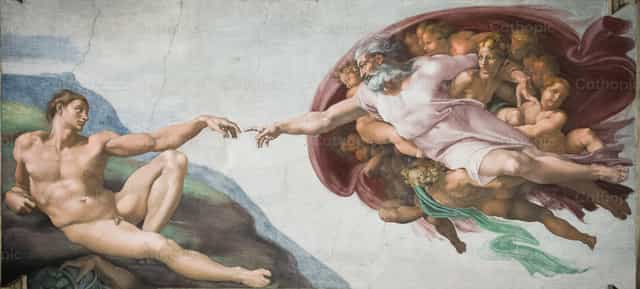 A criação da Capela Sistina - Imagens católicas de stock - Foto de Moisés Becerra