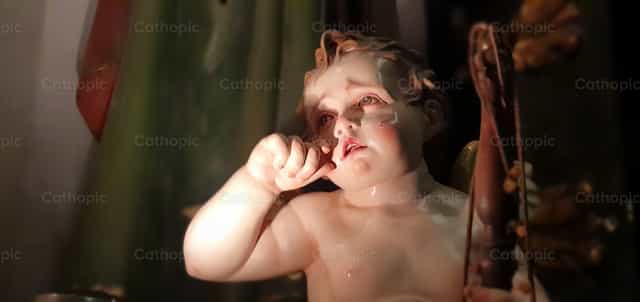 Angel llorando - Banco de imágenes católicas - Fotografía por Wilson Tamayo