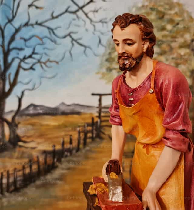 Saint Joseph - Images catholiques de stock