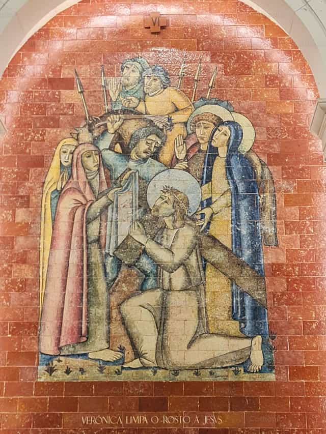 Verônica enxugando o rosto de Jesus - Imagens católicas de stock - Foto de Paola Rossinelli