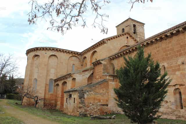 Mosteiro de Santa Maria de Huerta - Imagens católicas de stock