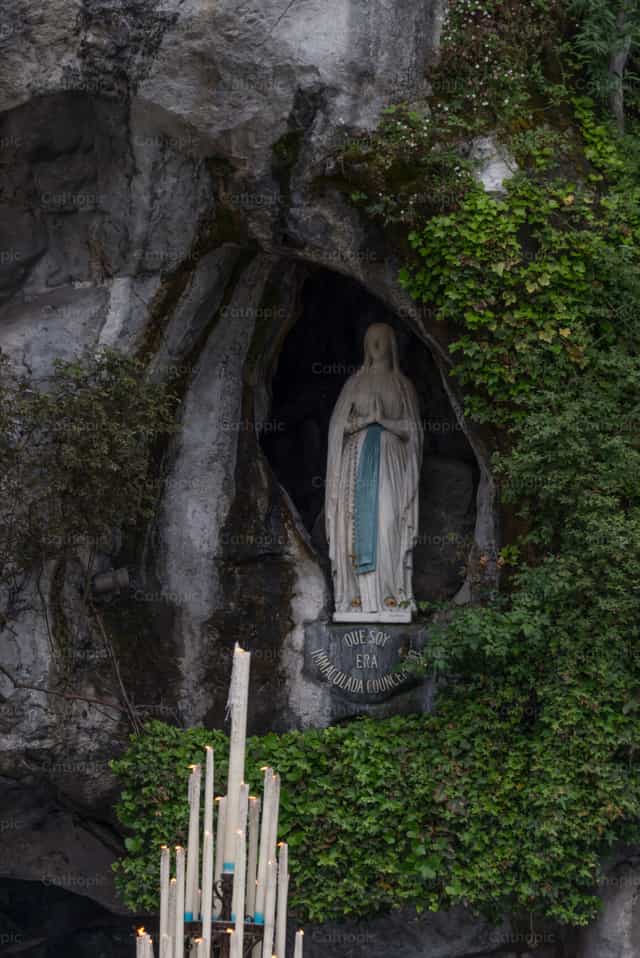 Estatwa ng Immaculate Conception ni Maria - Mga Catholic stock image