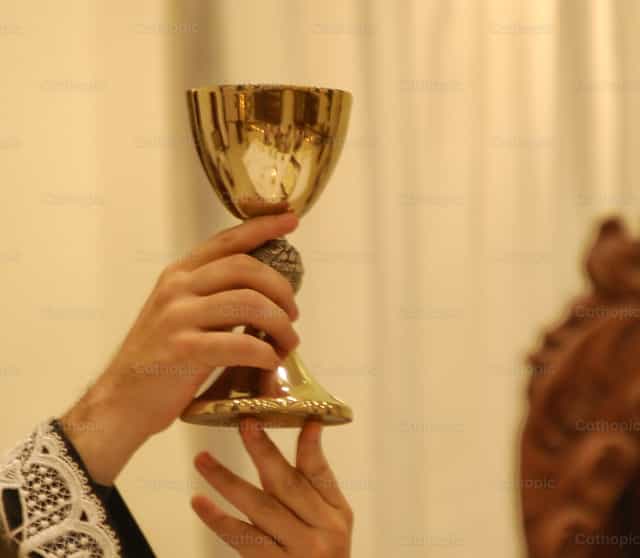 Consécration du Sang du Christ - Images catholiques de stock