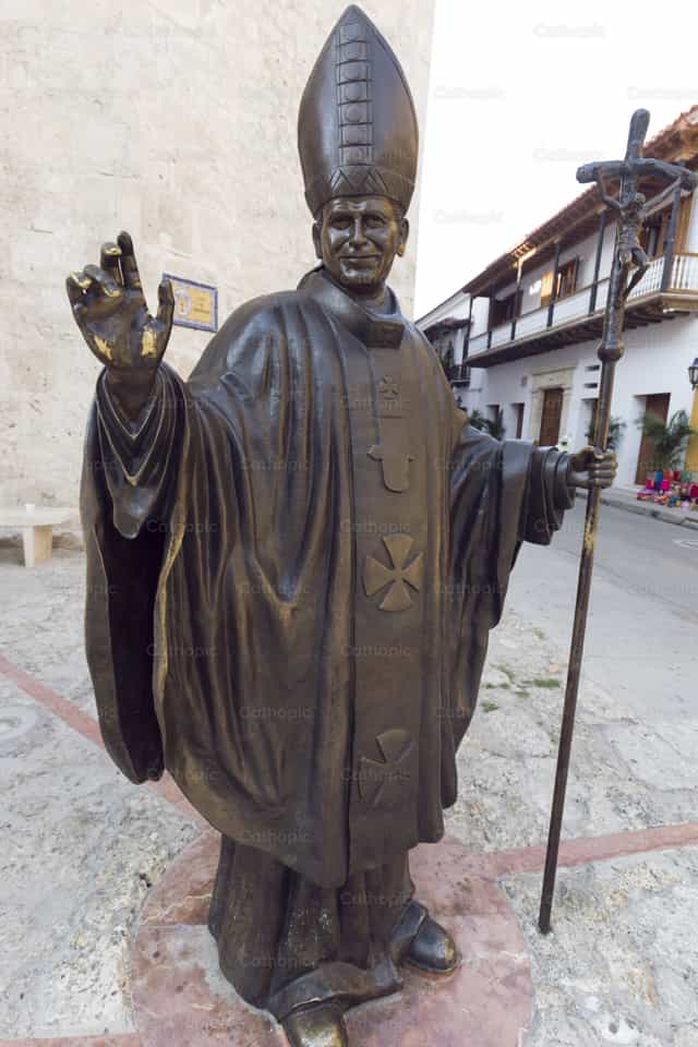 São João Paulo II - Imagens católicas de stock