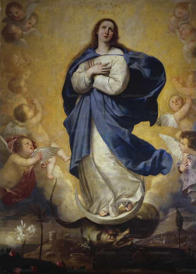 Immaculate Conception - Mga Catholic stock image - Larawan ni Restored Christian Art