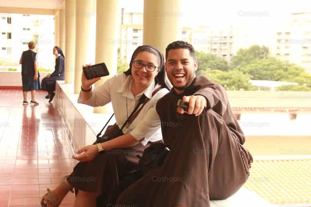 Makabagong Relihiyoso - Mga Catholic stock image