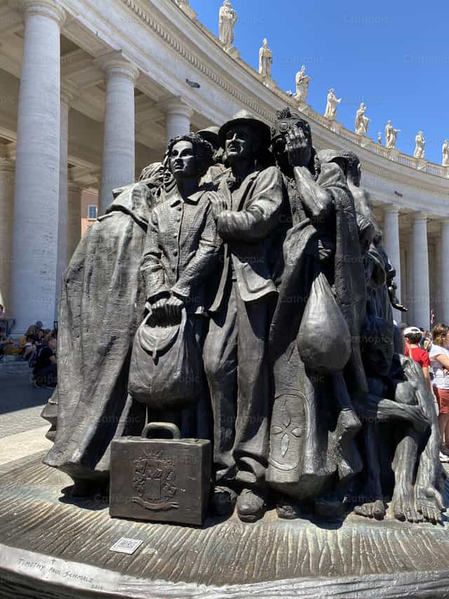 Migrants - Images catholiques de stock - Photo de Saul Ibarra