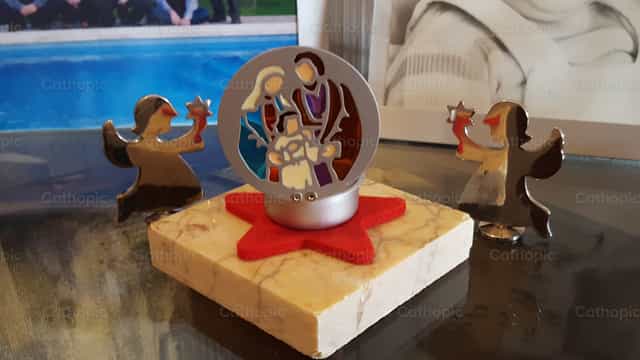 Image de la Sainte Famille - Images catholiques de stock