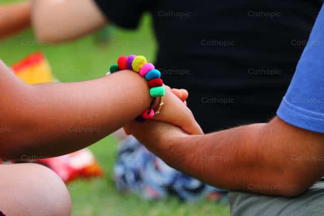 Mga Kamay - Mga Catholic stock image