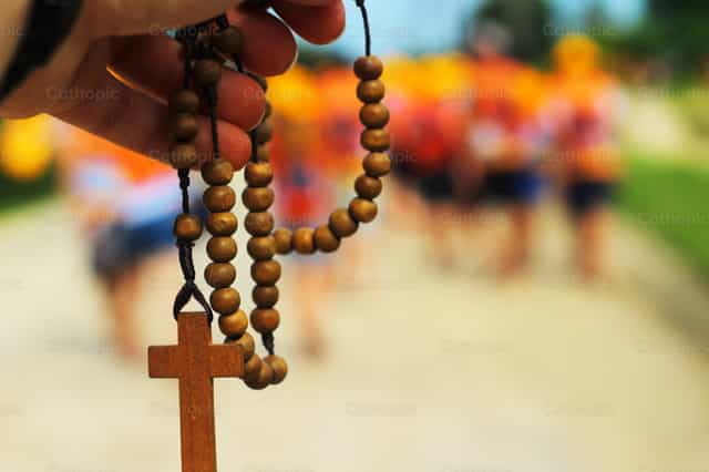 The Rosary - Catholic stock images