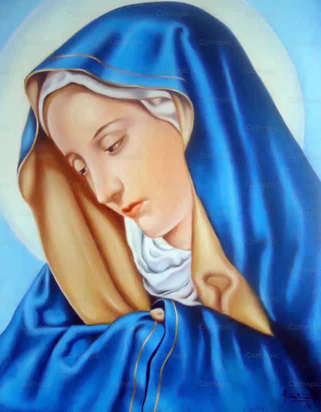 Mary mother of God - Catholic stock images