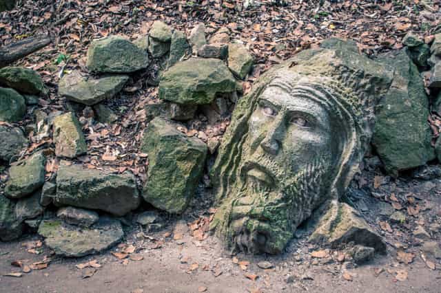 Christ in stone - Catholic stock images