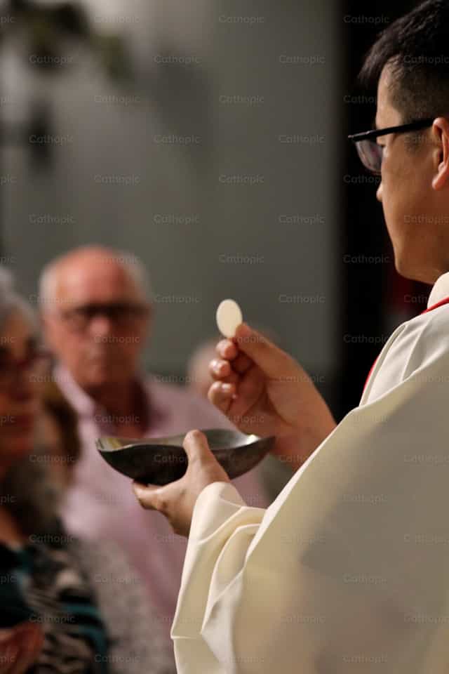 Het lichaam van Christus - Katholieke stockfoto's
