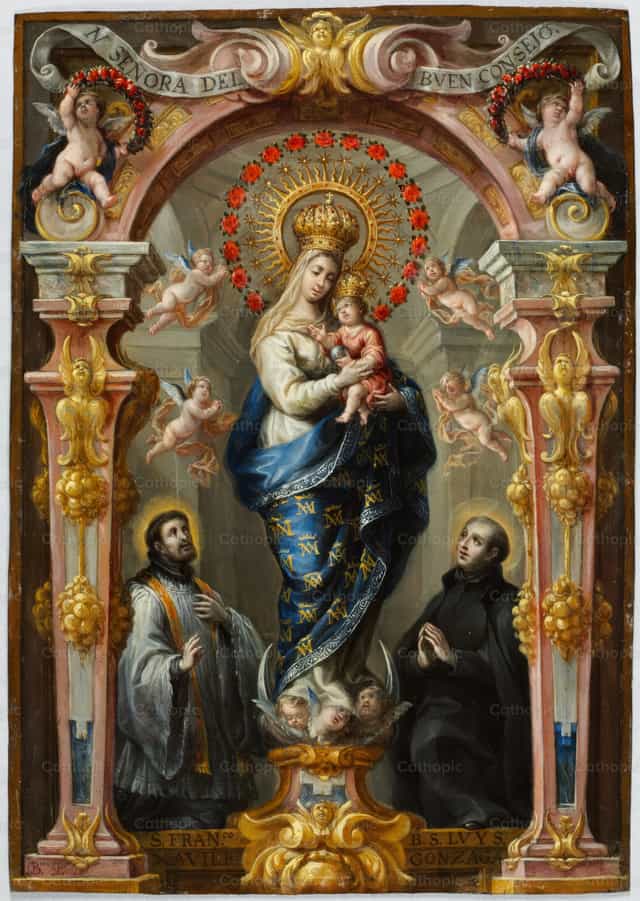 Our Lady of Good Counsel - Mga Catholic stock image - Larawan ni Restored Christian Art