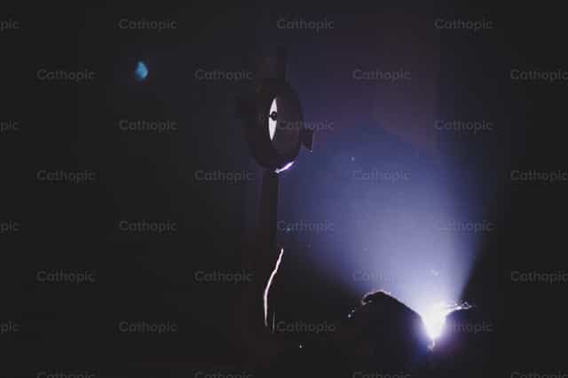 Noite de Adoração, 5 - Imagens católicas de stock