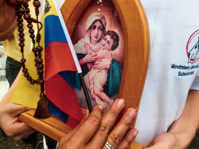 Educatore della società venezuelana - Immagini stock cattoliche