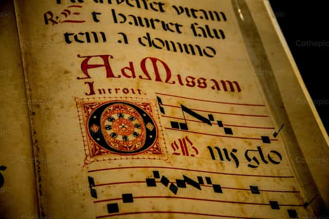 Chant grégorien - Images catholiques de stock - Photo de Stefan Wise LC