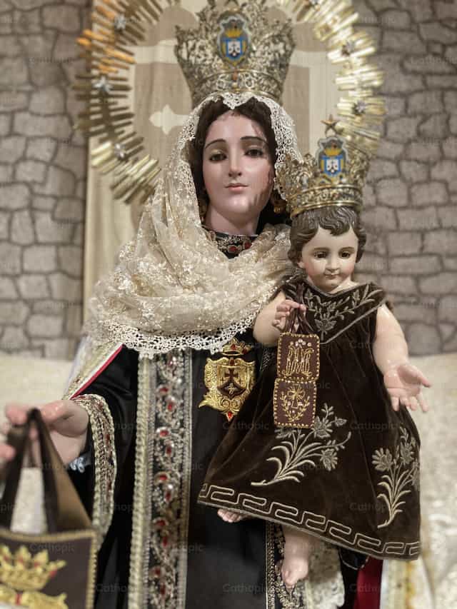 Our Lady of Mount Carmel - Catholic stock images