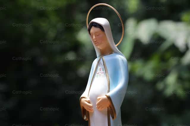 Statue of the Virgin Mary - Catholic stock images