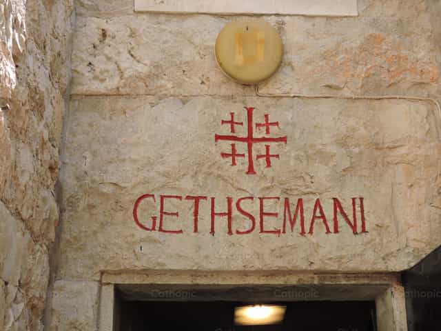 Getsemane, Heilig Land - Katholieke stockfoto's - Foto door pelau
