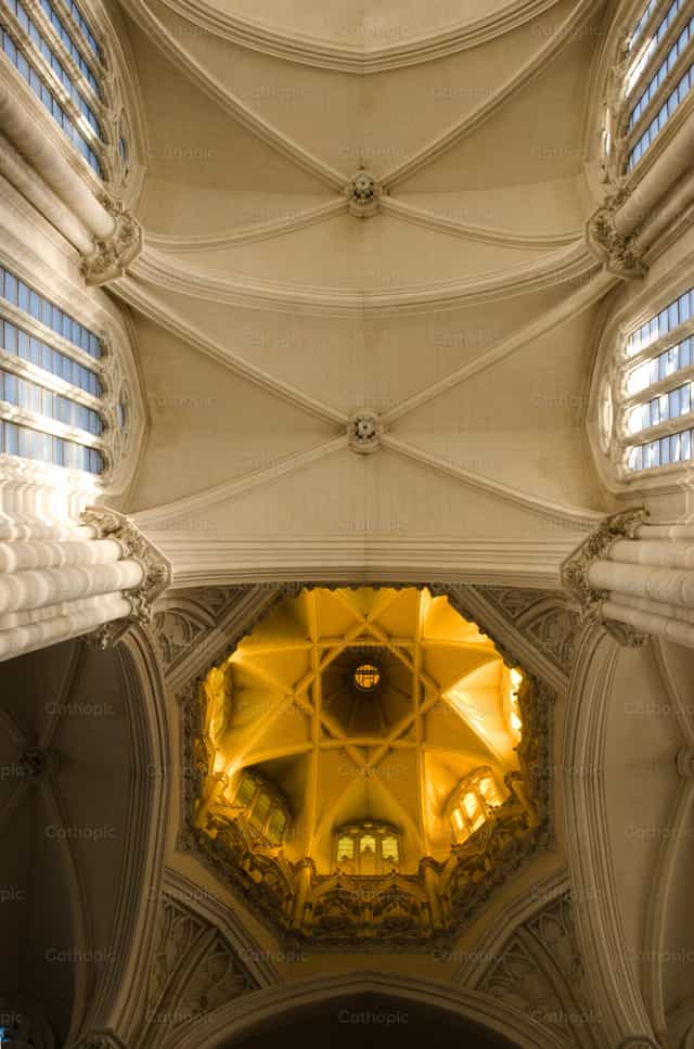 Volta della Cattedrale di La Plata - Immagini stock cattoliche - Foto di yomismo