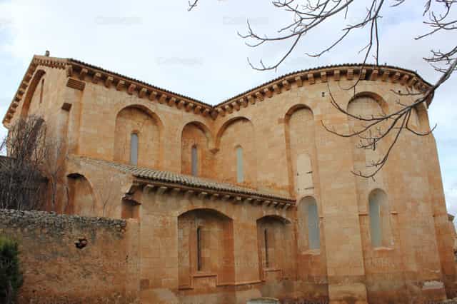 Kloster der Heiligen Maria von Huerta - Katholische Stockfotos