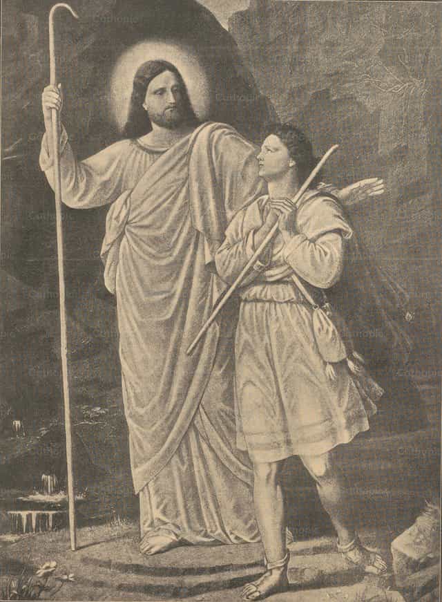 Jésus-Christ, notre guide sur le chemin de la vie - Images catholiques de stock - Photo de Restored Christian Art