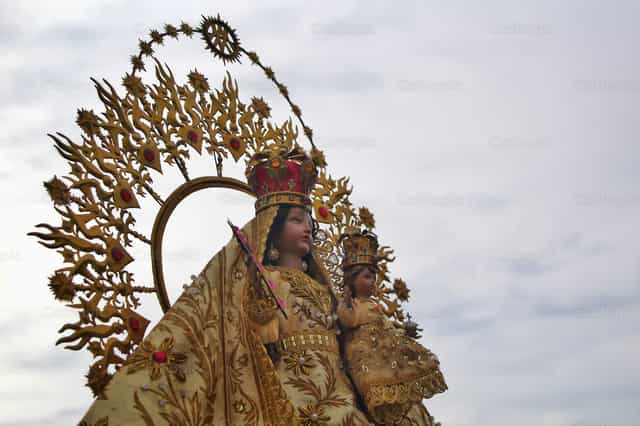 Our Lady of Charity of El Cobre - Mga Catholic stock image