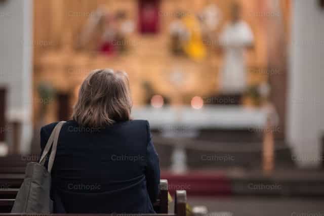 Let us pray for an end to this pandemic - Catholic stock images