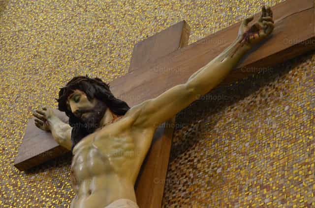 Crucified Jesus - Catholic stock images