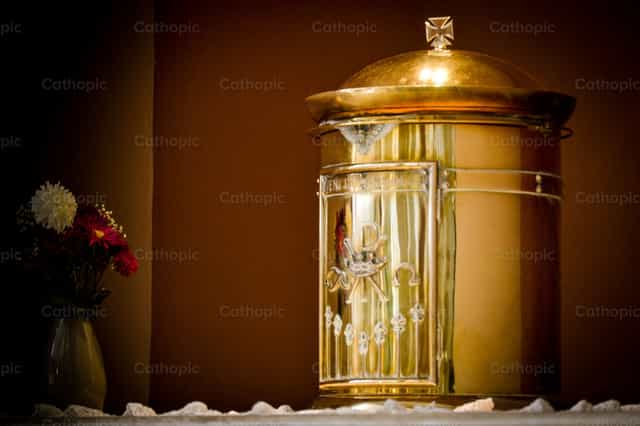 Sagradong Altar - Mga Catholic stock image
